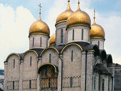 Строительство Успенского собора в Москве